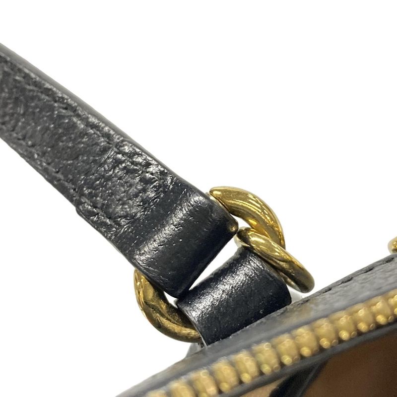 Gucci Tote Bag Ophidia 547551 Black X Green X Red Leather