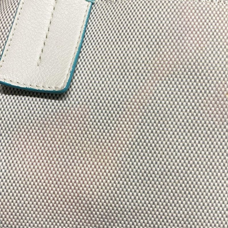 Tiffany & Co Tote Bag Colorblock Weekend Tote Ivory And Tiffany & Co Blue