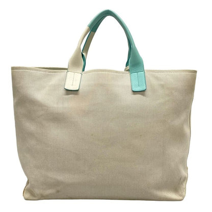 Tiffany & Co Tote Bag Colorblock Weekend Tote Ivory And Tiffany & Co Blue