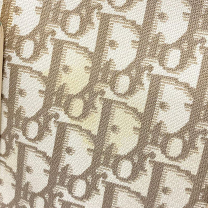 Dior/christian Dior Tote Bag Flowertrotter Ivory X Dark Brown X Multi Embroidery