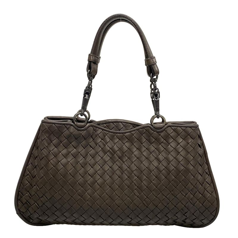 Bottega Veneta Intrecciato 192976 Dark Brown Leather