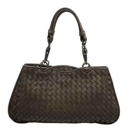 Bottega Veneta Intrecciato 192976 Dark Brown Leather