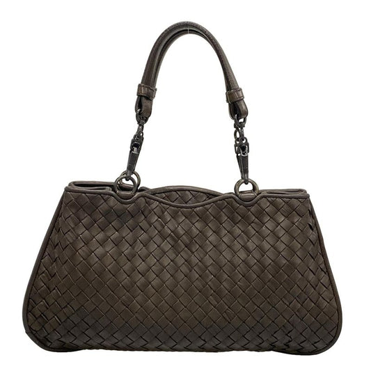 Bottega Veneta Intrecciato 192976 Dark Brown Leather