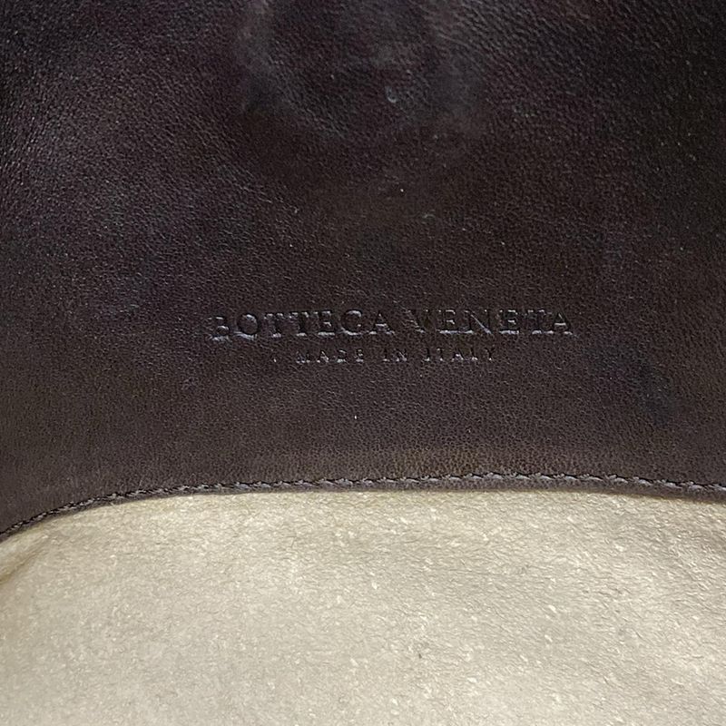 Bottega Veneta Intrecciato 192976 Dark Brown Leather