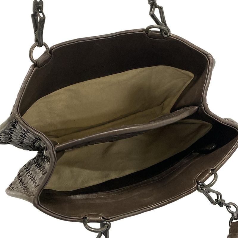 Bottega Veneta Intrecciato 192976 Dark Brown Leather