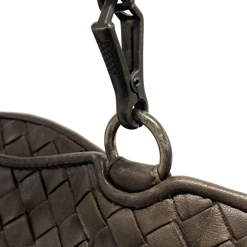Bottega Veneta Intrecciato 192976 Dark Brown Leather