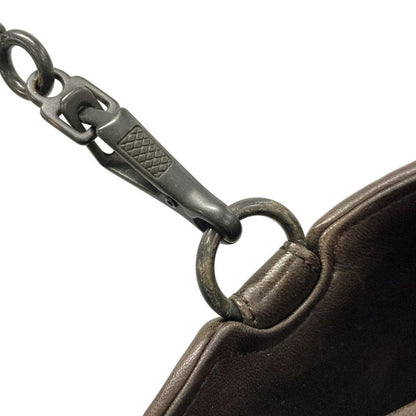 Bottega Veneta Intrecciato 192976 Dark Brown Leather