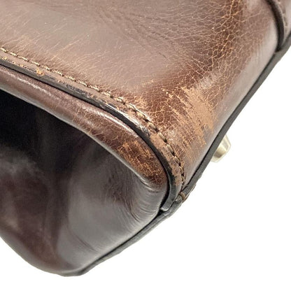 Dior/christian Dior Handbag - Dark Brown Star Leather