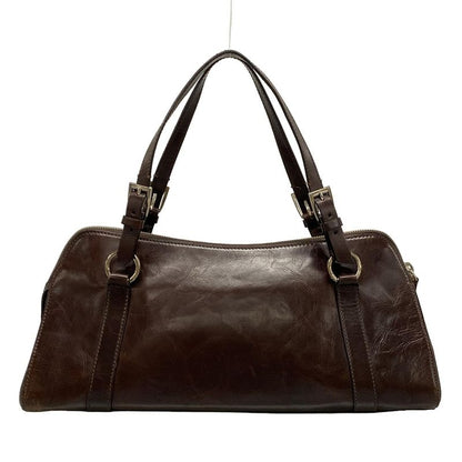 Dior/christian Dior Handbag - Dark Brown Star Leather