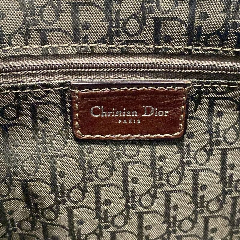 Dior/christian Dior Handbag - Dark Brown Star Leather