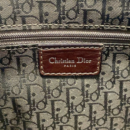 Dior/christian Dior Handbag - Dark Brown Star Leather