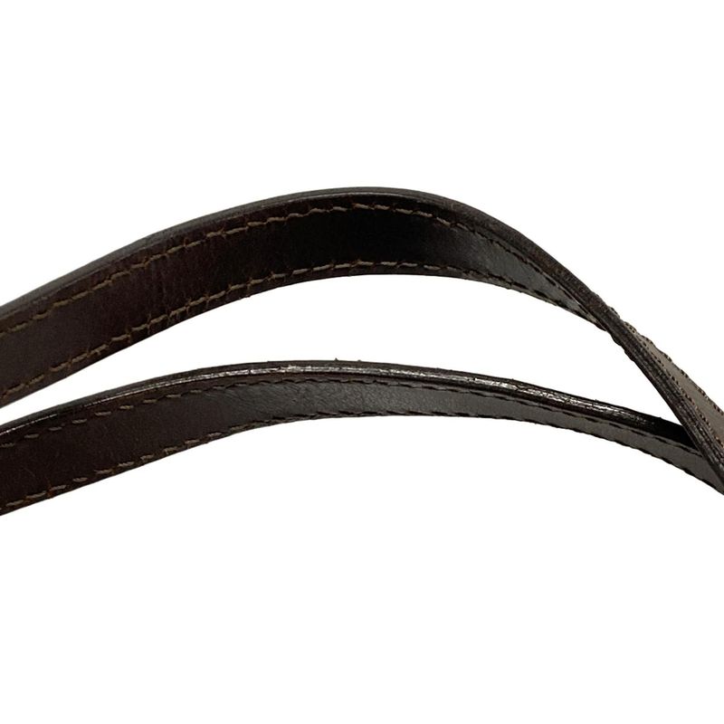 Dior/christian Dior Handbag - Dark Brown Star Leather