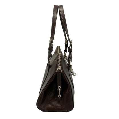 Dior/christian Dior Handbag - Dark Brown Star Leather