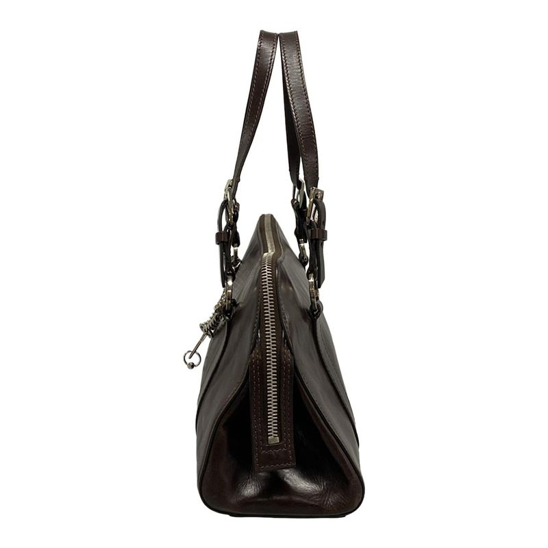 Dior/christian Dior Handbag - Dark Brown Star Leather