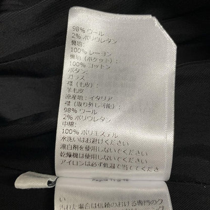 Bottega Veneta Coat Size 36 S Ladies - 677498 Black Long Sleeves Lamb Fur