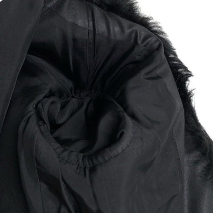 Bottega Veneta Coat Size 36 S Ladies - 677498 Black Long Sleeves Lamb Fur