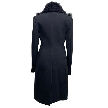 Bottega Veneta Coat Size 36 S Ladies - 677498 Black Long Sleeves Lamb Fur