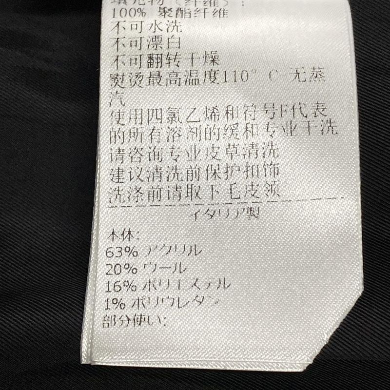 Bottega Veneta Coat Size 36 S Ladies - 677498 Black Long Sleeves Lamb Fur