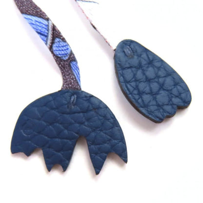 Hermes Petit H Petit H Petit Ash Cherry Taurillon Clemence Chevre Misol Blue