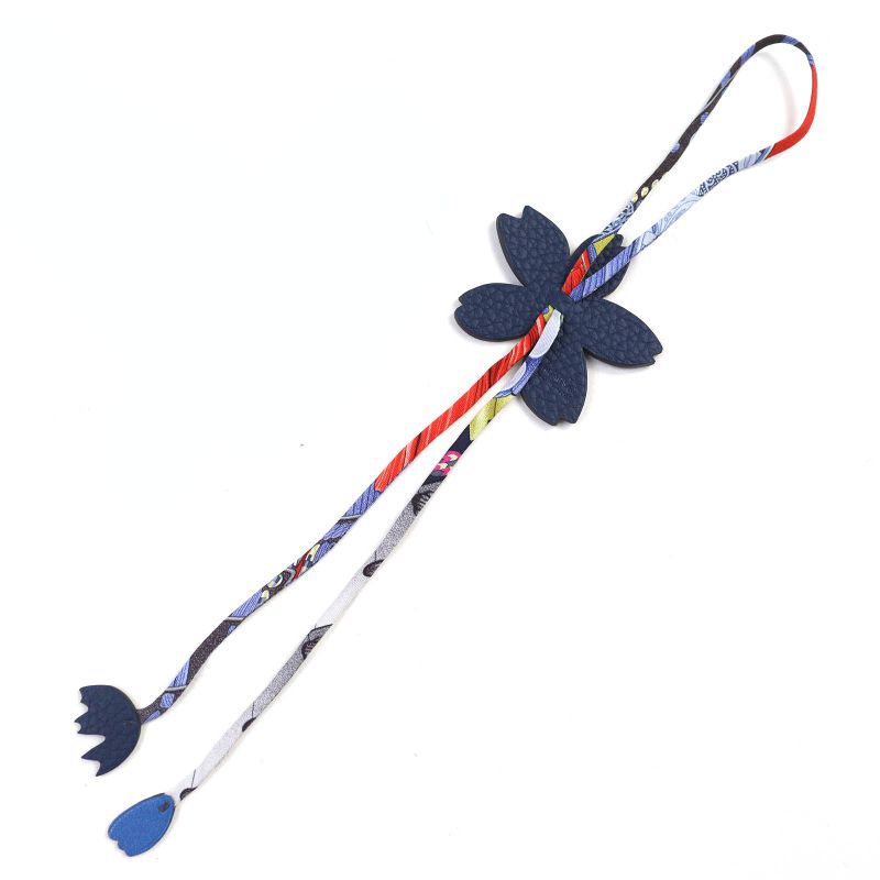 Hermes Petit H Petit H Petit Ash Cherry Taurillon Clemence Chevre Misol Blue