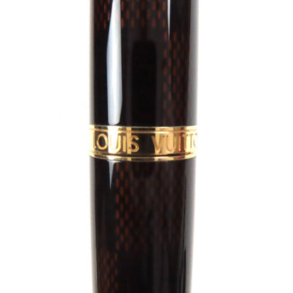  Louis Vuitton N79005 Grantour Ballpoint Pen With Engraved Logo Damier Gold