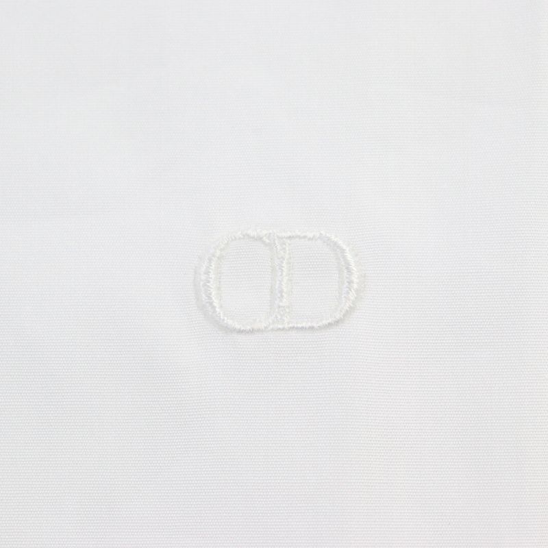 DIOR Om Uniform 923u501w1581 100% Cotton CD Embroidery Long Sleeve Shirt