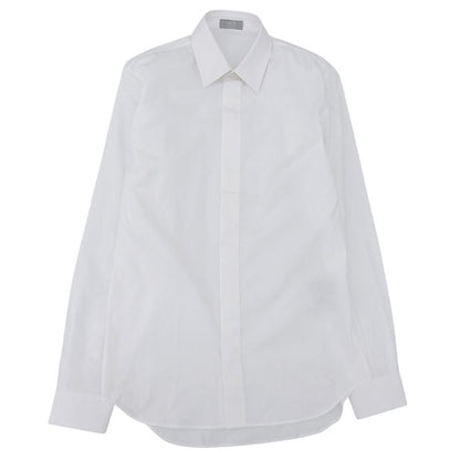 DIOR Om Uniform 923u501w1581 100% Cotton CD Embroidery Long Sleeve Shirt