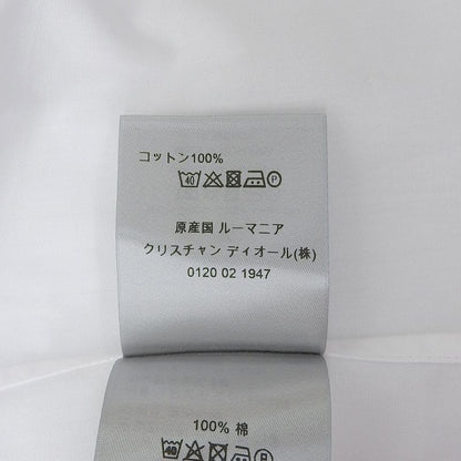 DIOR Om Uniform 923u501w1581 100% Cotton CD Embroidery Long Sleeve Shirt