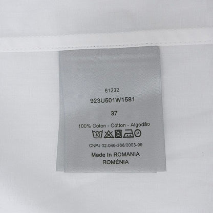 DIOR Om Uniform 923u501w1581 100% Cotton CD Embroidery Long Sleeve Shirt