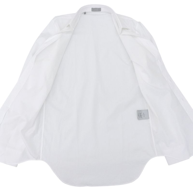 DIOR Om Uniform 923u501w1581 100% Cotton CD Embroidery Long Sleeve Shirt