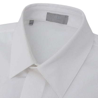 DIOR Om Uniform 923u501w1581 100% Cotton CD Embroidery Long Sleeve Shirt