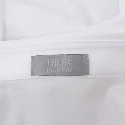 DIOR Om Uniform 923u501w1581 100% Cotton CD Embroidery Long Sleeve Shirt