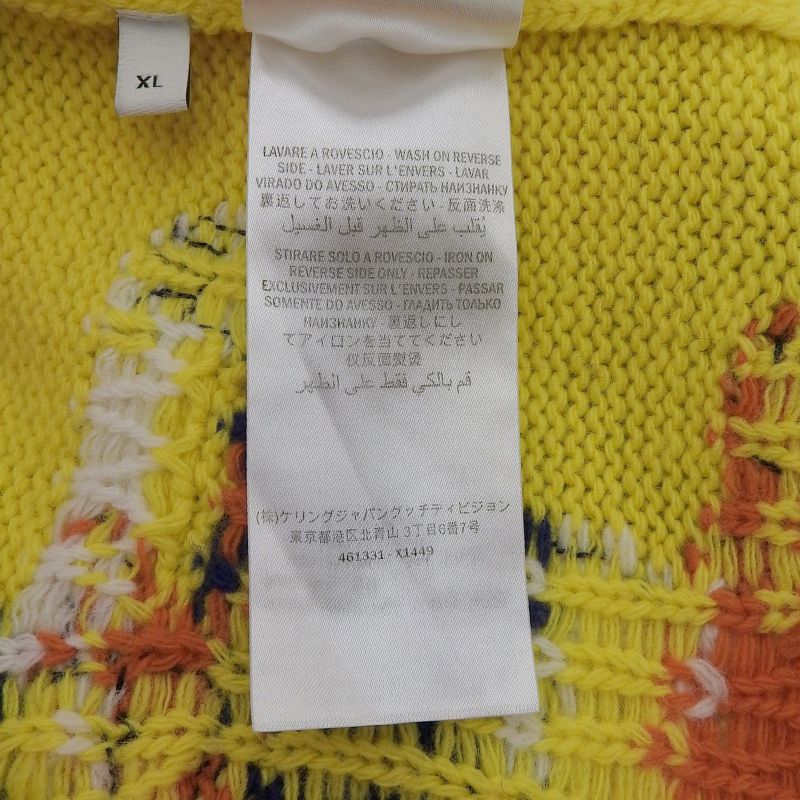 Gucci X Disney Gucci X Disney 461331 100% Wool Donald Knit Vest Pink Multi XL