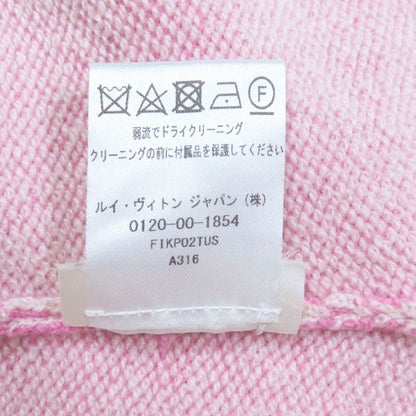 Louis Vuitton Cashmere Pockets Logo Embroidery Cord Top Monogram Shorts Pink