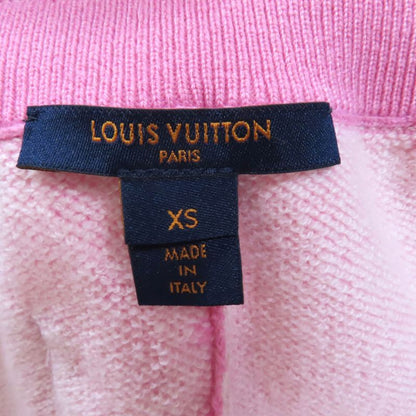 Louis Vuitton Cashmere Pockets Logo Embroidery Cord Top Monogram Shorts Pink