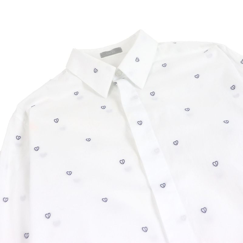DIOR Homme 013c502a5451 100% Cotton CD Logo Allover Oxford Shirt