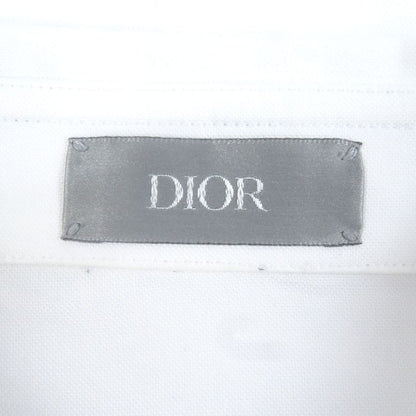 DIOR Homme 013c502a5451 100% Cotton CD Logo Allover Oxford Shirt
