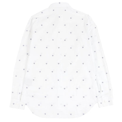 DIOR Homme 013c502a5451 100% Cotton CD Logo Allover Oxford Shirt