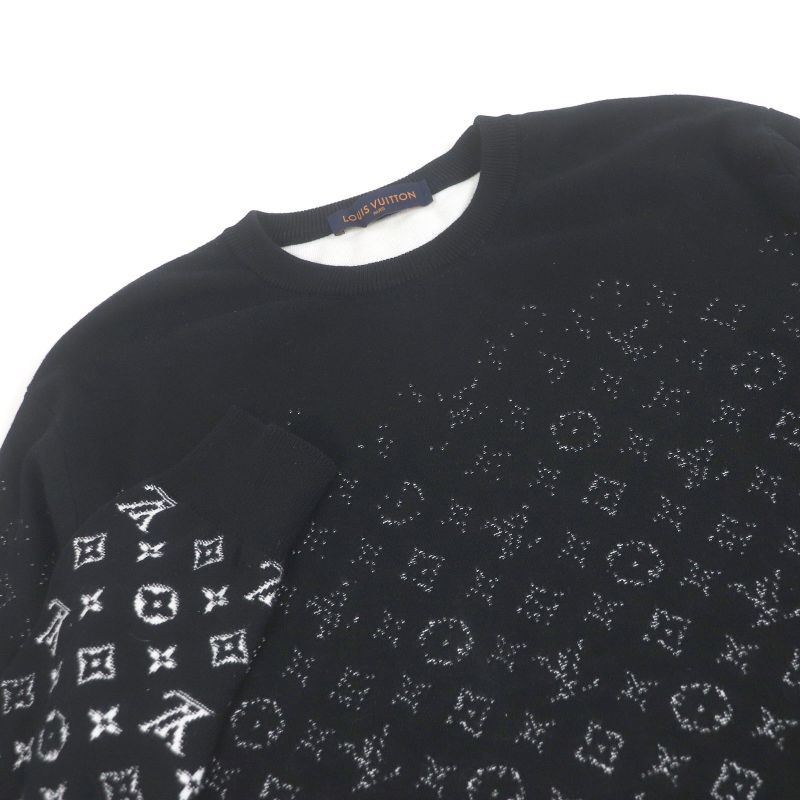 Louis Vuitton 21SS Monogram Gradient 100% Cotton Long Sleeve Knit