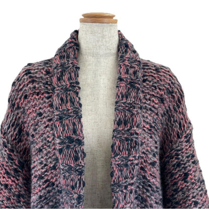 CHANEL P50100 Mohair Wool Lion Button Front Open Long Cardigan 34 Made In