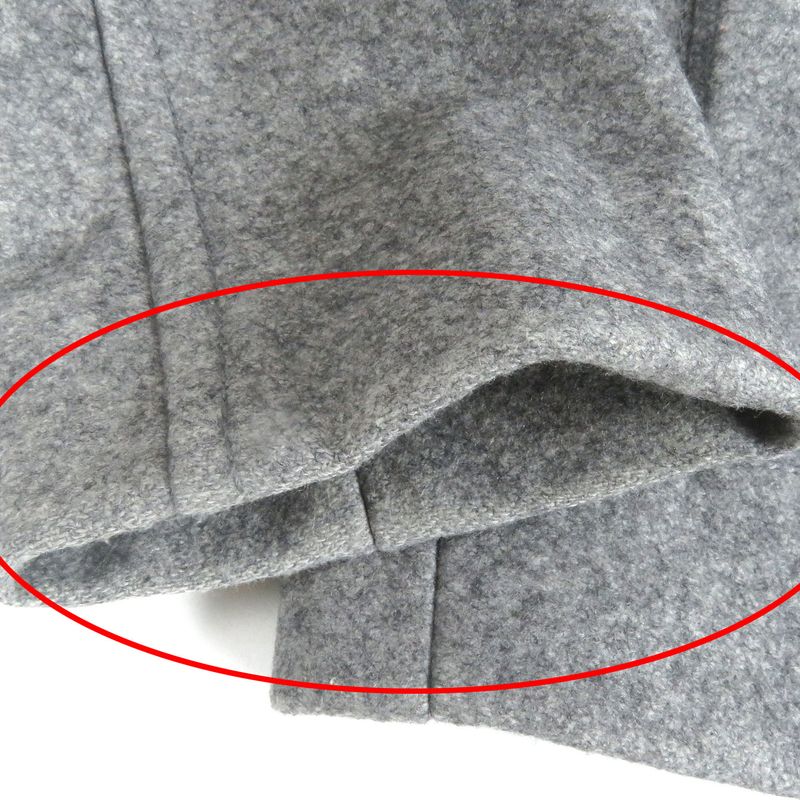 DIOR Homme DIOR Homme 100% Wool Eddie Period Pea Coat Jacket With Logo Button