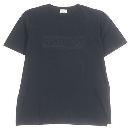 Saint Laurent Paris 631857 Front Logo Print Short Sleeve Short Sleeve T-shirt