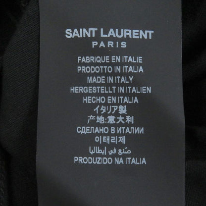 Saint Laurent Paris 631857 Front Logo Print Short Sleeve Short Sleeve T-shirt