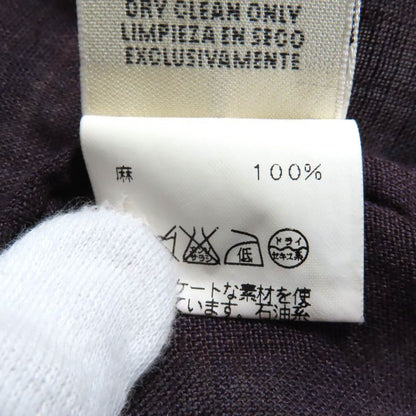 Hermes Vintage 100% Linen Margiela Period Valuse Skipper Shirt Long Sleeve