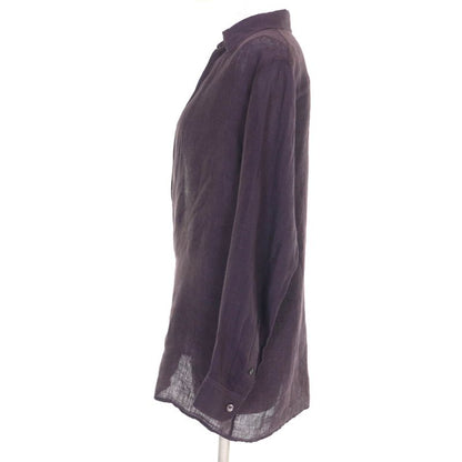 Hermes Vintage 100% Linen Margiela Period Valuse Skipper Shirt Long Sleeve