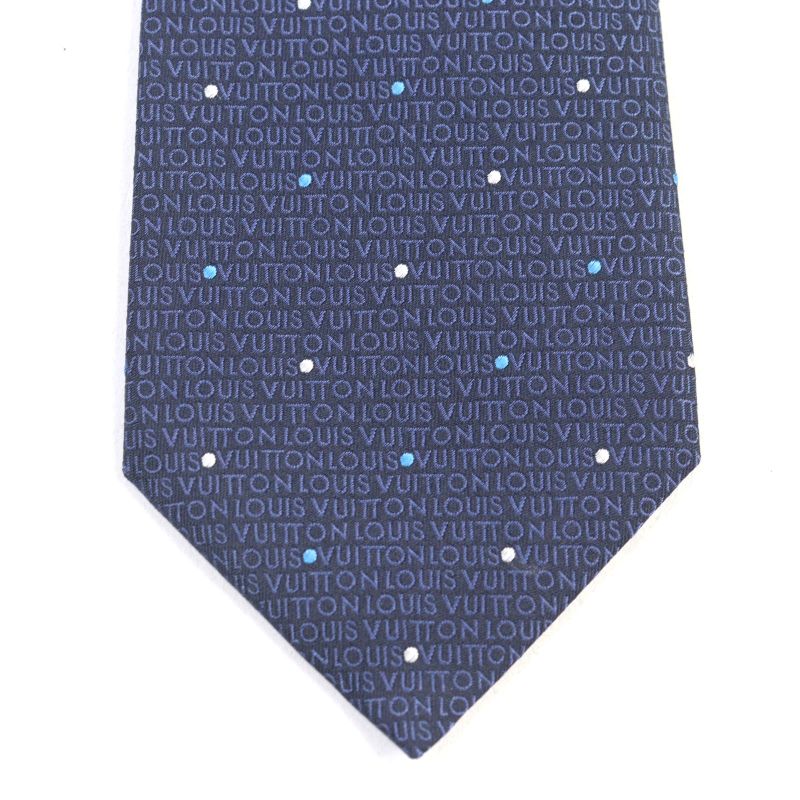 Louis Vuitton M78045 Clavat LV Signature 100% Silk Logo All Over LV Embroidery