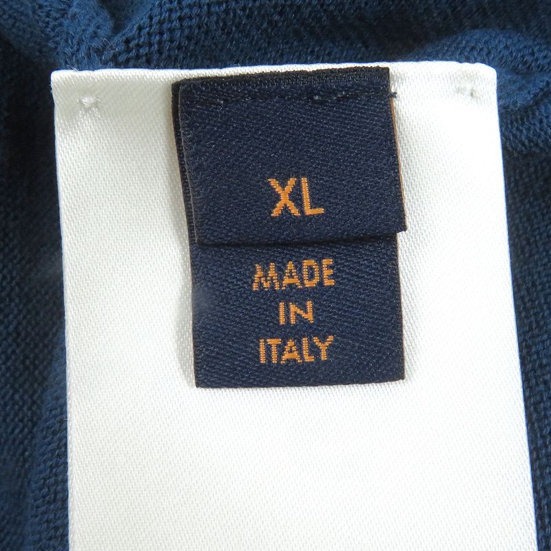 Louis Vuitton 2024 100% Cotton Front Logo Short Sleeve Short Sleeve Knit Blue