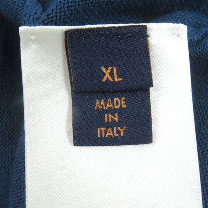 Louis Vuitton 2024 100% Cotton Front Logo Short Sleeve Short Sleeve Knit Blue