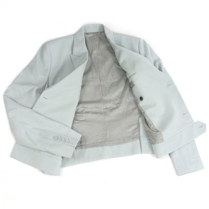 DIOR Homme 283c255a5180 100% Wool Peaked Lapel Jacket Light Green 50 Made In