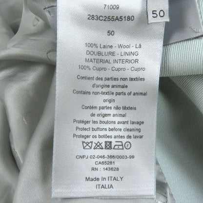 DIOR Homme 283c255a5180 100% Wool Peaked Lapel Jacket Light Green 50 Made In